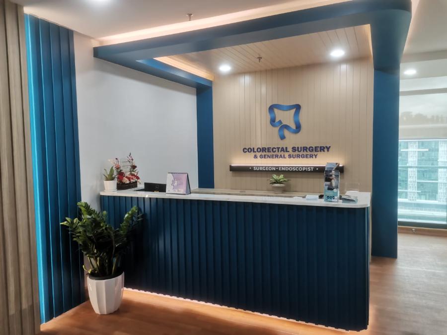 Clinic reception area